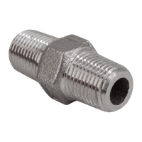 Ниппель резьбовой нержавеющий, AISI316 DN 6 (1/8"), (CF8M), PN16