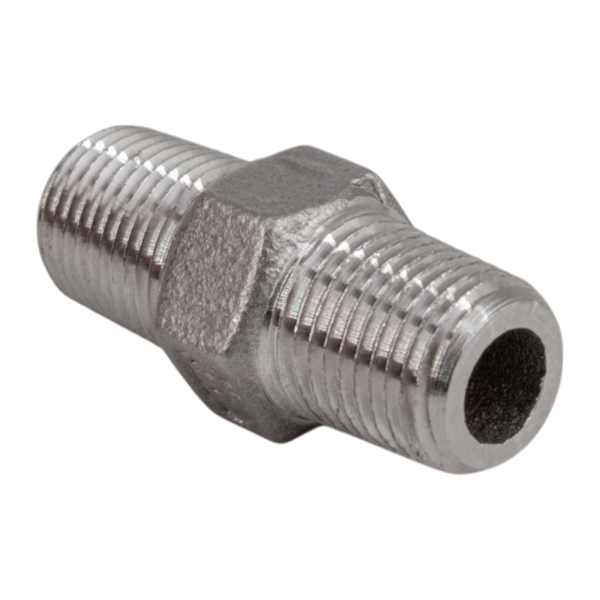 Ниппель резьбовой нержавеющий, AISI316 DN 6 (1/8"), (CF8M), PN16