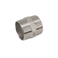 Ниппель резьбовой нержавеющий, AISI316 DN50 (2"), (CF8М), PN16
