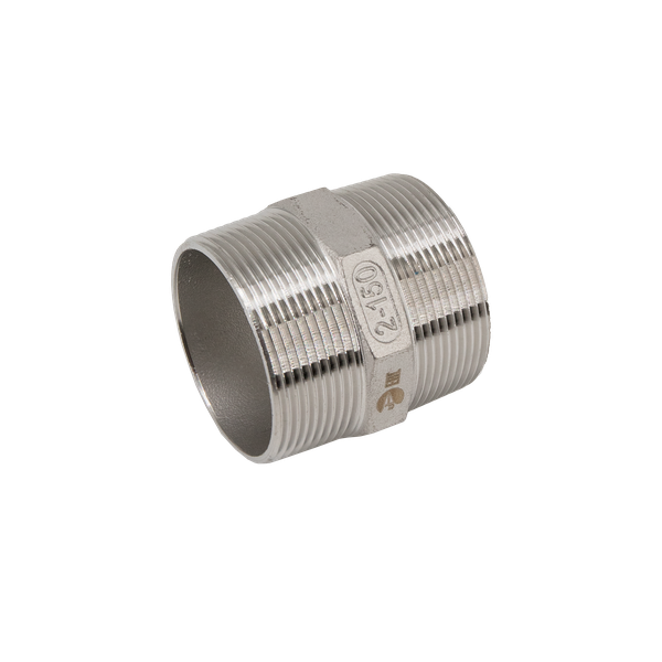 Ниппель резьбовой нержавеющий, AISI316 DN50 (2"), (CF8М), PN16