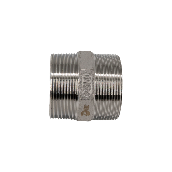 Ниппель резьбовой нержавеющий, AISI316 DN50 (2"), (CF8М), PN16