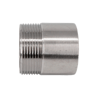 Ниппель приварной нержавеющий, AISI304 DN40 (1_1/2"), (CF8), PN16