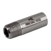 Ниппель приварной нержавеющий, AISI304 DN 6 (1/8"), (CF8), PN16