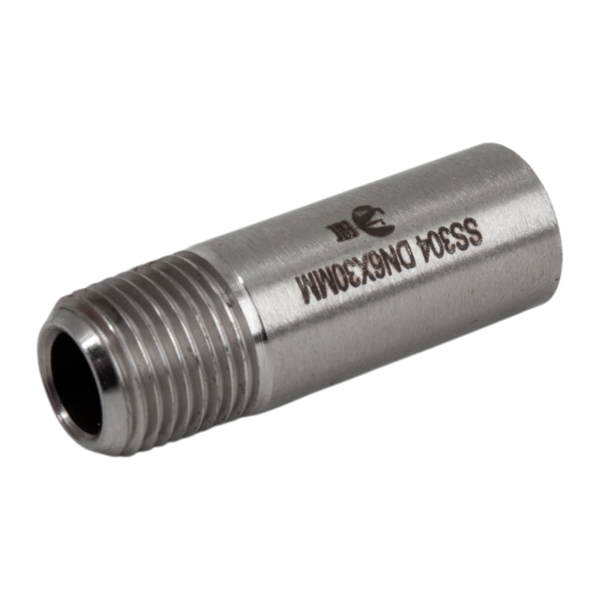 Ниппель приварной нержавеющий, AISI304 DN 6 (1/8"), (CF8), PN16
