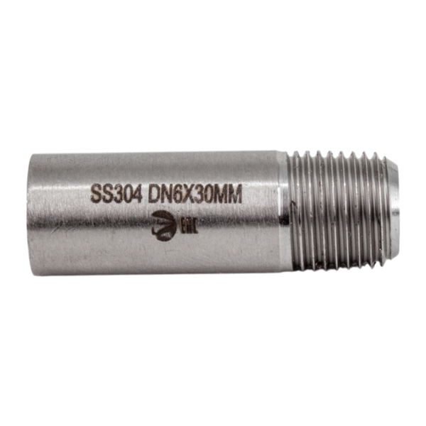 Ниппель приварной нержавеющий, AISI304 DN 6 (1/8"), (CF8), PN16