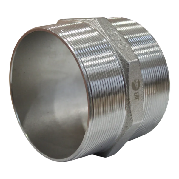 Ниппель резьбовой нержавеющий, AISI304 DN 100 (4"), (CF8), PN16