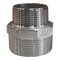 Ниппель резьбовой переходной нержавеющий,  AISI304 DN50 х DN40 ( 2" х 1_1/2"), (CF8), PN16