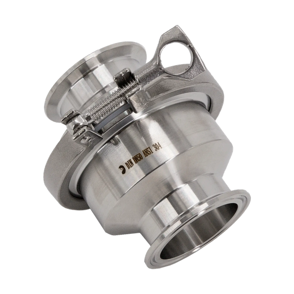Обратный клапан Clamp DIN32676 нержавеющий, AISI304 DN50, (CF8), PN8
