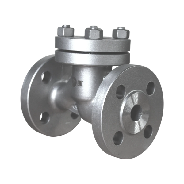 Обратный клапан фланцевый подъемный, AISI304 DN15 (1/2") (CF8) PN40