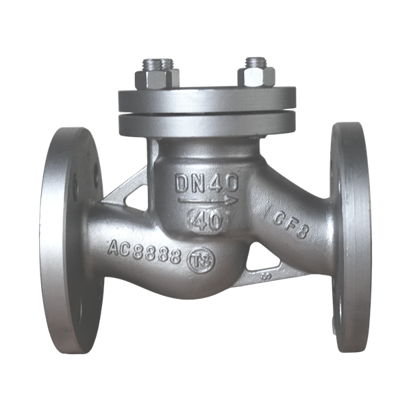 Обратный клапан фланцевый подъемный, AISI304 DN40 (1_1/2") (CF8) PN40