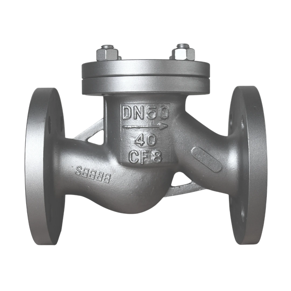 Обратный клапан фланцевый подъемный, AISI304 DN50 (2") (CF8) PN40