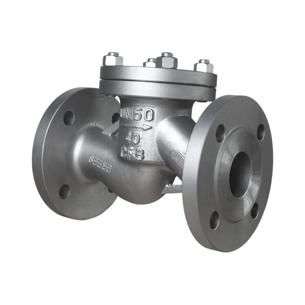 Обратный клапан фланцевый подъемный, AISI304 DN50 (2") (CF8) PN40
