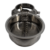 Обратный клапан Clamp DIN32676 нержавеющий, AISI304 DN 150, (CF8), PN8
