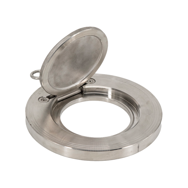 Обратный клапан межфланцевый хлопушка нержавеющий, AISI304 DN 150 (6"), (CF8), PN40