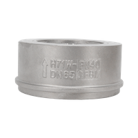 Обратный клапан межфланцевый тарельчатый нержавеющий, AISI304 DN65 (2_1/2"), (CF8), PN25/PN40