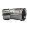 Отвод резьбовой нр/вр 45° нержавеющий, AISI304 DN25 (1"), (CF8), PN16
