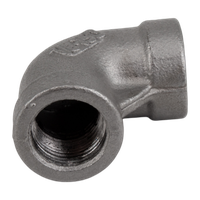 Отвод резьбовой вр/вр нержавеющий, AISI304 DN 6 (1/8"), (CF8), PN16