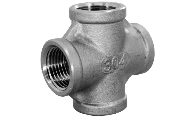 Крестовина нержавеющая, AISI304 DN15 (1/2"), (CF8), PN16