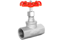 Вентиль запорный муфтовый нержавеющий, AISI304 DN25 (1"), (CF8), PN14