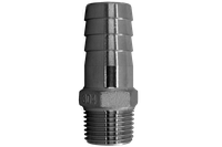 Штуцер елочка нержавеющий, AISI304 DN20 x 20mm (3/4" x 20mm), (CF8), PN16