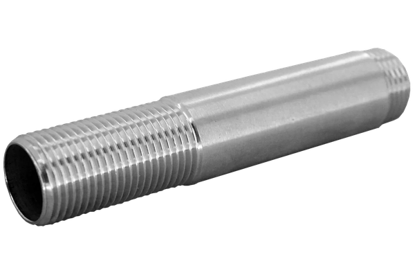 Сгон резьбовой нержавеющий, AISI304 DN15 (1/2"), (CF8), PN16