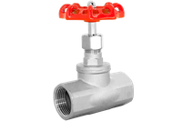 Вентиль запорный муфтовый нержавеющий, AISI304 DN32 (1_1/4"), (CF8), PN14