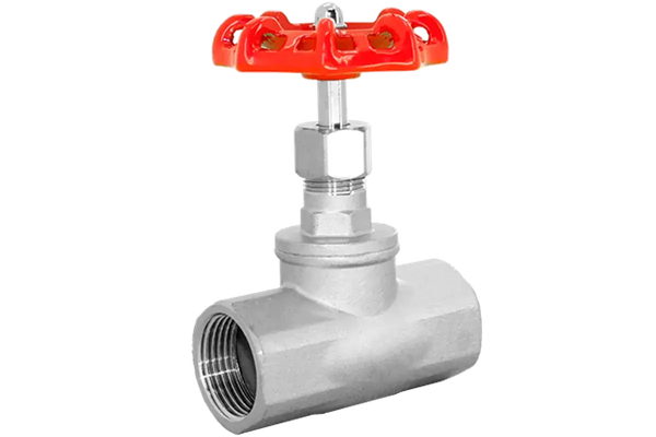 Вентиль запорный муфтовый нержавеющий, AISI304 DN32 (1_1/4"), (CF8), PN14