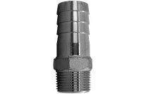 Штуцер елочка нержавеющий, AISI304 DN25 x 25mm (1" x 25mm), (CF8), PN16