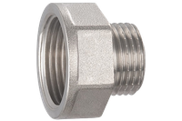 Футорка обратная нержавеющая, AISI304 DN25 x DN15 (1" x 1/2"), (CF8), PN16