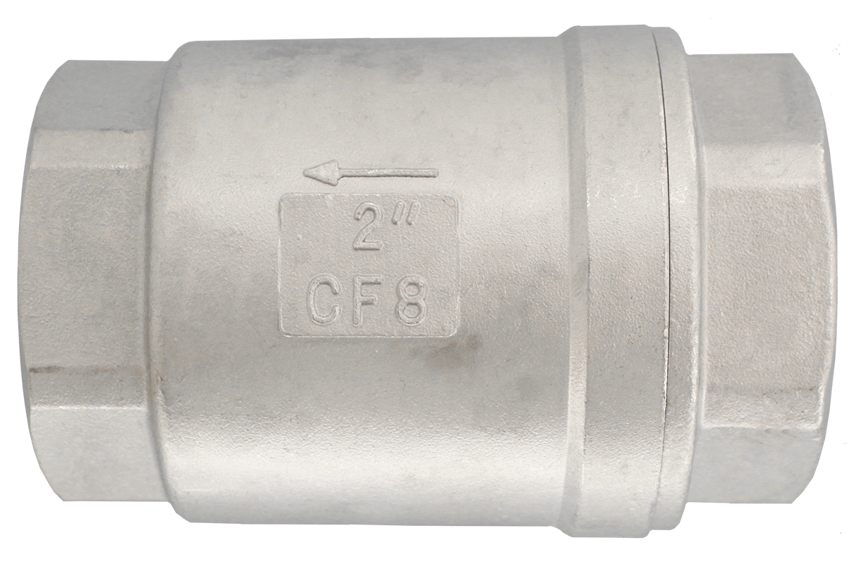 Обратный клапан 2 муфтовый. 4242133102 Клапан обратный м1"-m3/4" (16nv). Муфтовый фильтр ss304 dn40.