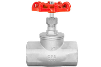 Вентиль запорный муфтовый нержавеющий, AISI304 DN50 (2"), (CF8), PN14