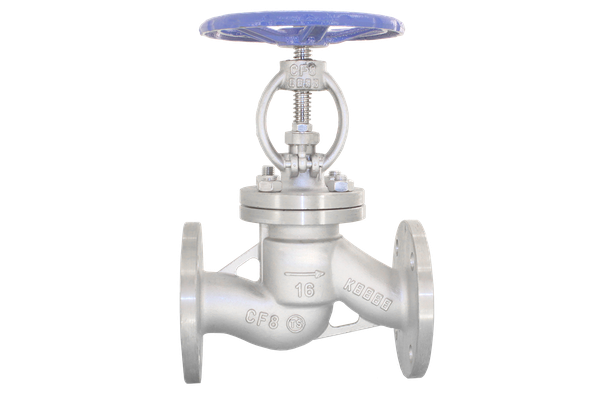 Вентиль запорный фланцевый нержавеющий, AISI304 DN25 (1"), (CF8), PN16