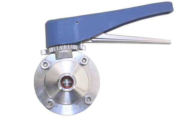 Затвор дисковый приварной нержавеющий, AISI304 DN15 (1/2"), (CF8), PN8