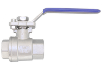 Кран шаровый муфтовый под привод нержавеющий (2PC), AISI304 DN20 (3/4"), (CF8), PN64