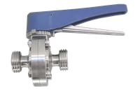 Затвор дисковый резьбовой нержавеющий, AISI304 DN20 (3/4"), (CF8), PN10