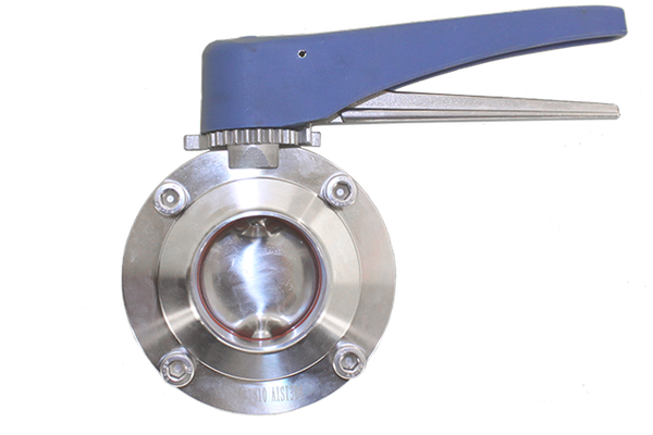 Затвор дисковый приварной нержавеющий под привод, EPDM, AISI304 DN65 (2_1/2"), (CF8), PN8
