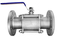 Кран шаровый фланцевый трехсоставной нержавеющий (3PC), AISI316 DN80 (3"), (CF8M), PN16