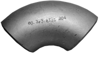 Отвод приварной нержавеющий, AISI304 60,3 * 3, (CF), PN16