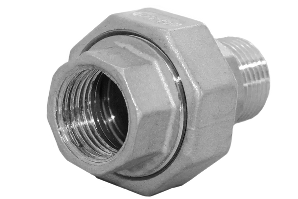 Американка нр/вр нержавеющая, AISI316 DN 8 (1/4"), (CF8М), PTFE, PN16