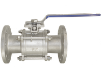 Кран шаровый фланцевый под привод нержавеющий (3PC), AISI304 DN 100 (4"), (CF8), PN16