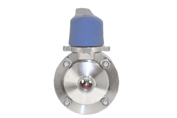 Затвор дисковый приварной нержавеющий, AISI304 DN15 (1/2"), (CF8), PN8