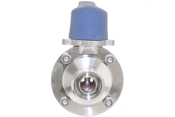 Затвор дисковый резьбовой нержавеющий, AISI304 DN20 (3/4"), (CF8), PN10