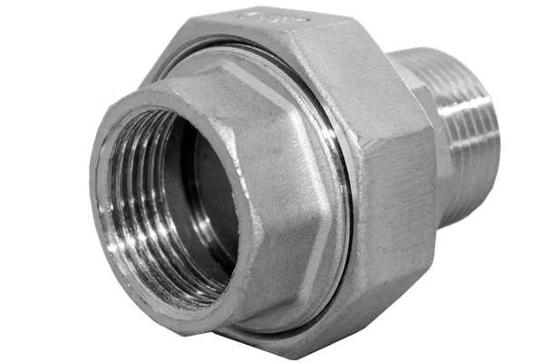 Американка нр/вр нержавеющая, AISI316 DN25 (1"), (CF8), PTFE, PN16