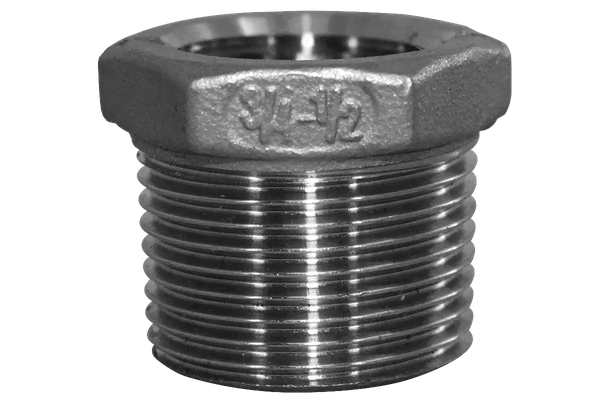 Футорка нержавеющая, AISI304 DN20 x DN15 (3/4" x 1/2"), (CF8), PN16