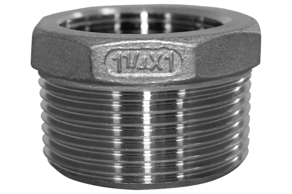 Футорка нержавеющая, AISI304 DN32 x DN25 (1_1/4" x 1"), (CF8), PN16