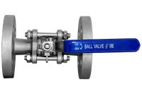 Кран шаровый фланцевый трехсоставной нержавеющий (3PC), AISI304 DN15 (1/2"), (CF8), PN16
