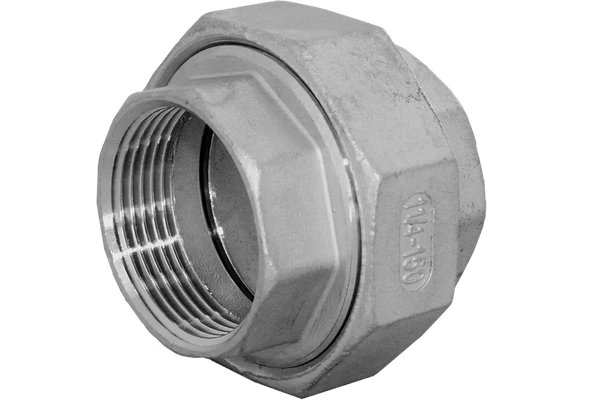 Американка вр/вр нержавеющая, AISI304 DN32 (1_1/4"), (CF8), PTFE, PN16