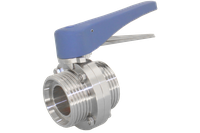 Затвор дисковый резьбовой нержавеющий под привод, EPDM, AISI304 DN40 (1_1/2"), (CF8), PN8