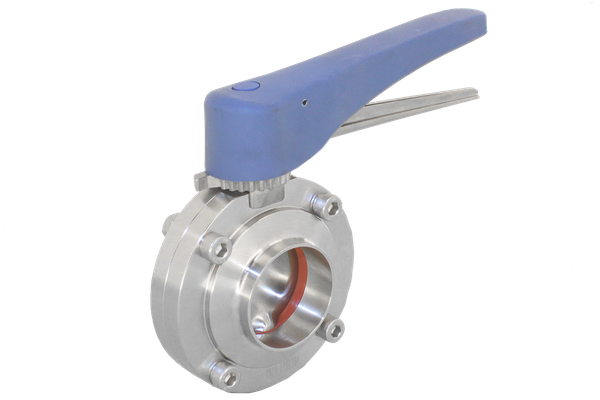 Затвор дисковый приварной нержавеющий под привод, EPDM, AISI304 DN65 (2_1/2"), (CF8), PN8