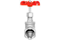 Вентиль запорный муфтовый нержавеющий, AISI304 DN32 (1_1/4"), (CF8), PN14